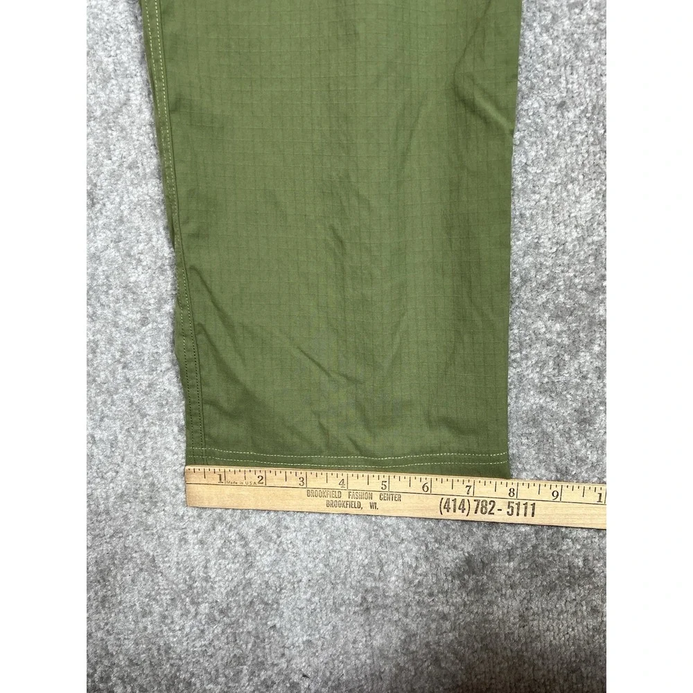 All In Motion Ripstop Pants Mens Size XL Green Stretch Drawstring Pockets UPF50+